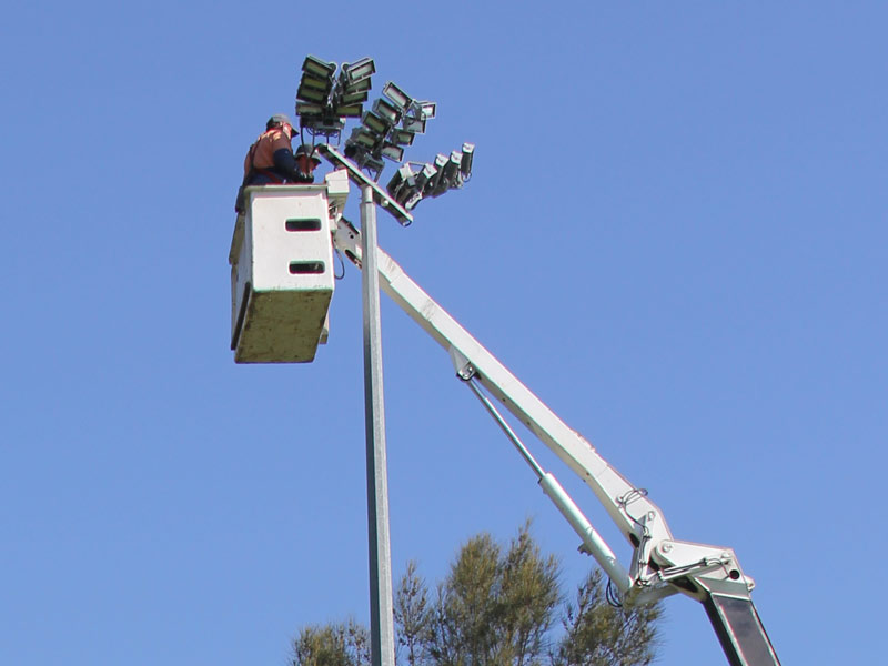Sporting Field Lighting Installation